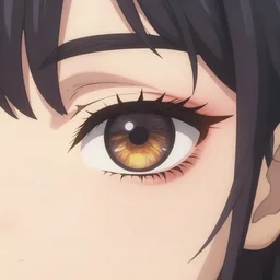a close up of a beautiful female eye by ilya kuvshinov and kyoto animation, digital art, trending on pixiv fanbox