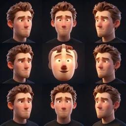 cartoon face gediminas pranckevicius from all perspectives byglobal illumination