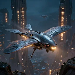armored drone, scifi, alien base, midnight, power generators, highly detailed, moth shape, glow, artstation, masterpiece, epic lighting, art by filippo ubertino and eddie mendoza and edward denton