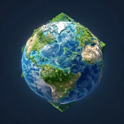 Square earth
