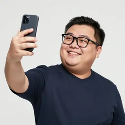 a chubby entrepreneur with long deadlocks and trendy glasses takes a smiling selfie in front a large aquarium filled with colorful bright jellyfish, high detail, full focus, time magazine 2 0 2 2