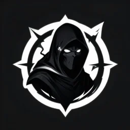 logo of a maximalistic reaper by loish and rhads