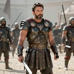 Ben Affleck as gladiator,