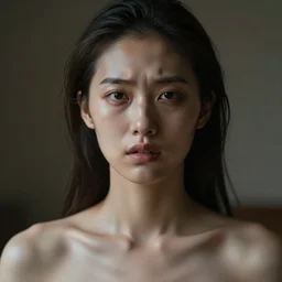 ugly skin body fake obscene cheap boring blurry house human