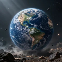 earth being destroyed by black hole, sci - fi