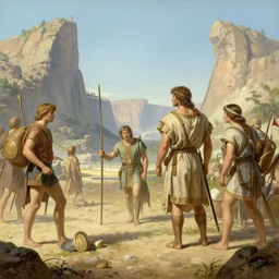 ancient times on a pelucidar, art by brothers hildebrandt