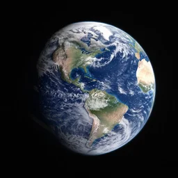 earth half lit from the moon