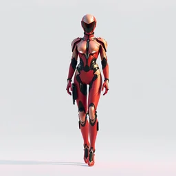 a high set clothes full of geometric sense, with exquisite fabric and brilliant luster. leg mechanical exoskeleton. full body. hi - tech suit. science fiction style. giorgio morandi color scheme. 3 d concept art. marvelous designer clothing. octane rendering.