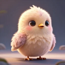 epic professional digital art of an improbable impossible fuzzy adorable, cute and cuddly neotenic avian alien, loop lighting, full body length shot, best on artstation, breathtaking, epic, stunning, gorgeous, much detail, much wow, cgsociety, wlop, pixiv, behance, deviantart, masterpiece, UHD, 8K