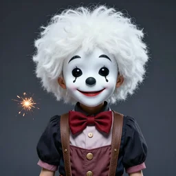 mr mime mr mime sinister real life mr mime studio photo, cute, humanoid, mime, homunculus, looking at camera, high quality, wig, award winning photo, pokemon, national geographic, sparks