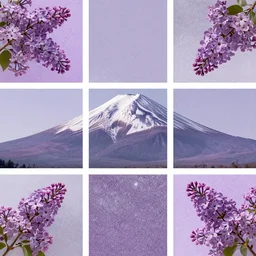 lilac sparkle fuji surreal creations lilac sparkle grey lilac abstract collage