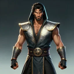 Leo Rey as a Mortal Kombat character, D&D, Pathfinder, Digital Art, trending on art station