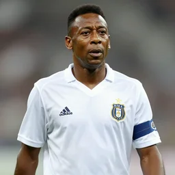 medium shot photo of pele in danilo's gentili the noite