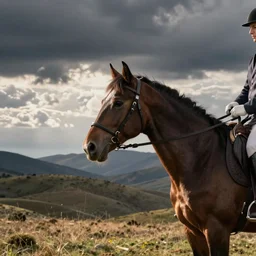 stock photo of horse contemplating the necessity of it's rider