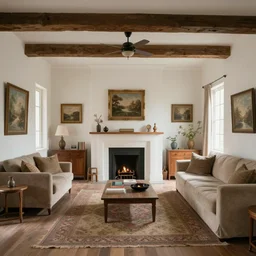 The inside of David Guettas house