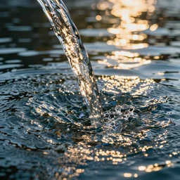 eternal time is like flowing water, by david romano 8 k, hd, light reflection, vibrant.