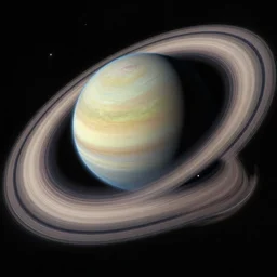 alien planet with rings