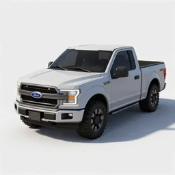 Ford F-150 in Minecraft, 4k, realistic,