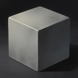 an artistic render of a grey cube, studio ghibli, dramatic lighting, HD, 4K