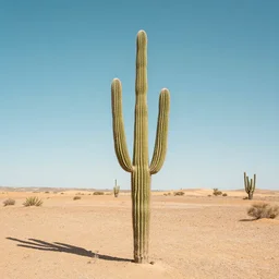 a cactus plant on a lonely dessert 1 2 3 4 5 6 7