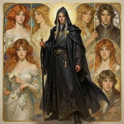 portrait of a fantasy wizard mage, path traced, highly detailed, high quality, digital painting, alena aenami, lilia alvarado, shinji aramaki, karol bak, alphonse mucha, tom bagshaw