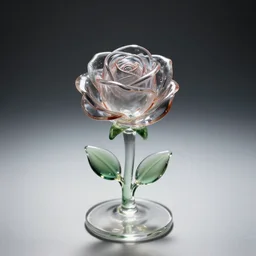 glass rose