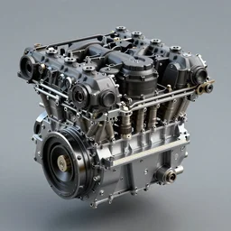 piano, mechanical engineering, realistic engine, 3D, highly detailed