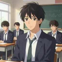 boy's love anime high school classroom in nepal scene spring setting, expert high detail concept art, popular character design, perfect proportions fine - face, realistic shaded lighting poster ilya kuvshinov, katsuhiro, jeremy lipkin and michael germash, makoto shinkai, loish and clamp style, trending on art station, best selling artist