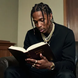 travis scott reading the bible