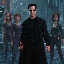 film still of The Matrix by Pixar