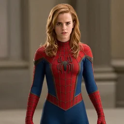 movie still of emma watson as spider man from spider man （ 2 0 0 2 ）