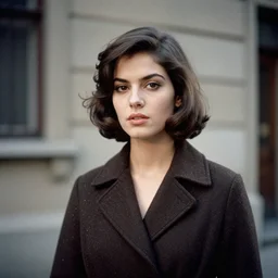 kodachrome photograph of a stylish young woman from 1 9 7 6