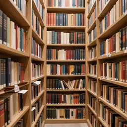 an infinite library in the realm of pure logic where all the books have already been written, in style of a magnificent mystical digital art illustration, intricate detail, trending on artstation