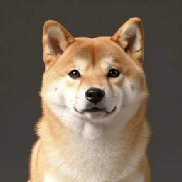 portrait of a shibe, realistic, realism, photorealism, f 3. 5, photography, octane render, trending on artstation, cgsociety, cinema 4 d
