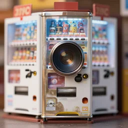 closeupof portrait of tin toy tokyo corner store and vending machines, depth of field, zeiss lens, detailed, centered, photoshoot, by nicoletta ceccoli, mark ryden, lostfish, breathtaking, 8 k resolution, extremely detailed, beautiful, establishing shot, artistic, hyperrealistic, octane render, - h 7 0 4