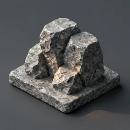 stone by isometrical