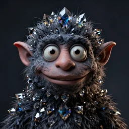 hyper realistic portrait of muppet monster goblin, cinematic, symmetric face, dark crystal, artstation, cgsociety, alan lee, jean baptiste monge, scott radke