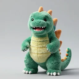 cute godzilla plush