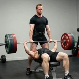 patrick stewart benchpressing a metric tonne