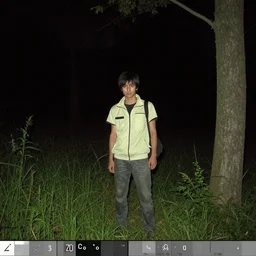 Jotaro trail cam at night