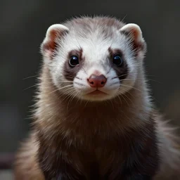 a cybernetic ferret, concept art, detailed face, fantasy, highly detailed, cinematic lighting, digital art painting by greg rutkowski