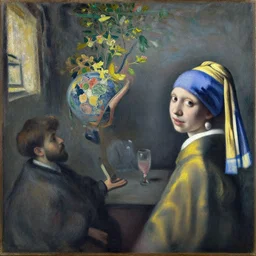 a painting so beautiful and universally loved it creates peace on earth by claude monet and johannes vermeer and velazquez and cezanne and gaston bussiere, masterpiece