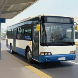 bus station masterpiece by jim burns cheng hsiao - ron detailed ultrarealistic