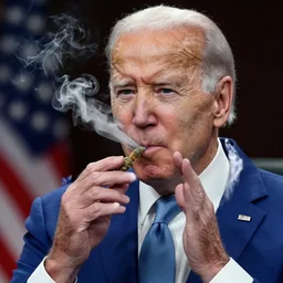 Joe biden smoking weed