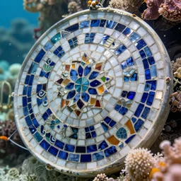 underwater shop of mosaics of all eras, magnificent, close up, details, sharp focus, elegant, highly detailed, illustration, by Jordan Grimmer and greg rutkowski and PiNe(パイネ) and 薯子Imoko and 香川悠作 and wlop and maya takamura, intricate, beautiful, Trending artstation, pixiv, digital Art