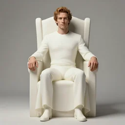 a peter elson portrait of dream from sandman on his throne