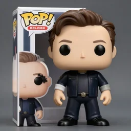 “ very very highly detailed photorealistic elon musk funko pop with toy tesla, studio lighting and shading, 8 k, award - winning crisp details ”