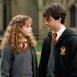 hybrid cross between Hermione Granger and Harry Potter