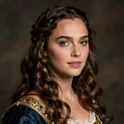18th century portrait of gal gadot