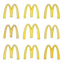 incoherent mcdonald's logos drawn in crayon by mkultra test subjects on lsd
